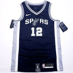 San Antonio Spurs Nike Mens 40 (S) Swingman Jersey Aldridge 20/21 Icon Edition